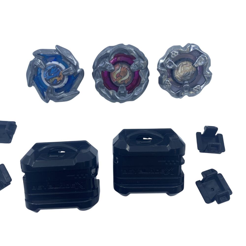 Hasbro Beyblade X Xtreme Battle Set X-Celerator Rail CIB + Rhino Horn Dagger - Picture 9 of 14